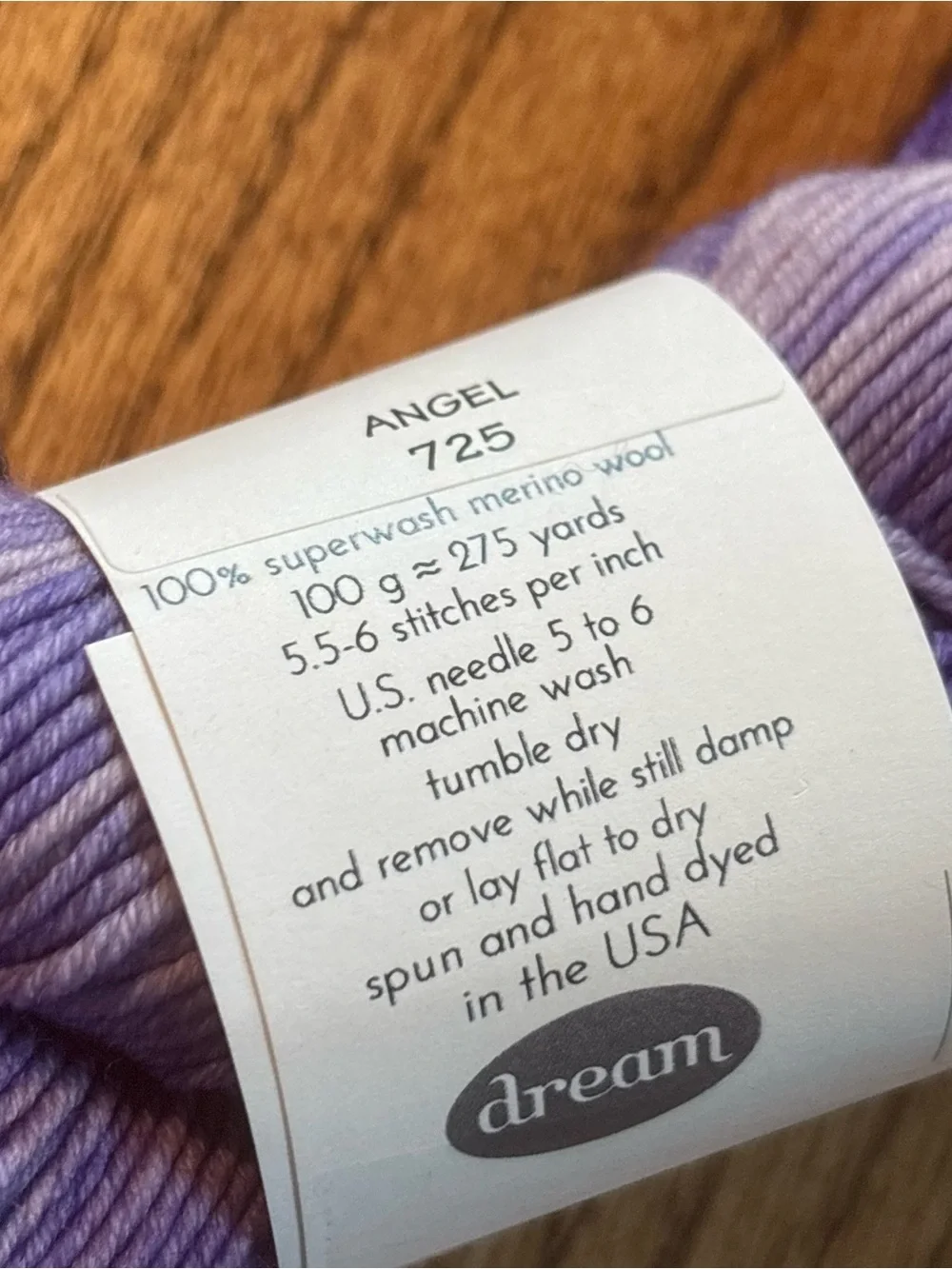 Dream in Color Everlasting DK Yarn Lavender Purple Tonal Superwash Merino Wool
